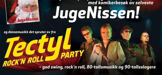 Julebordsunderholdning med band, komiker, showinnslag og konferansier