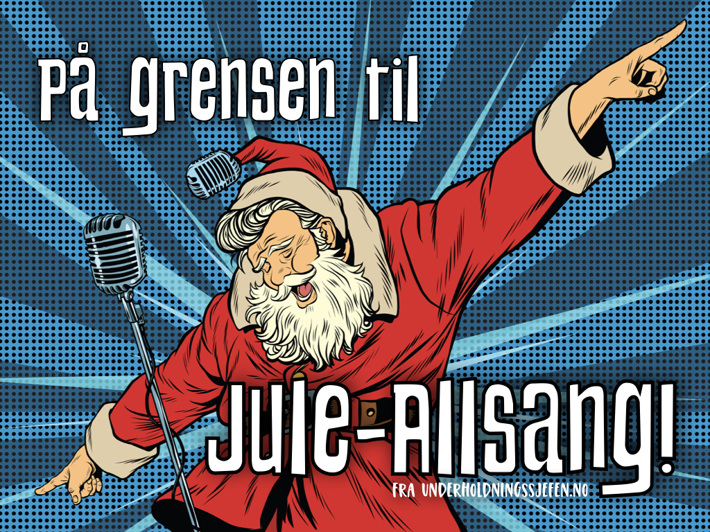 Julebord med allsangfest