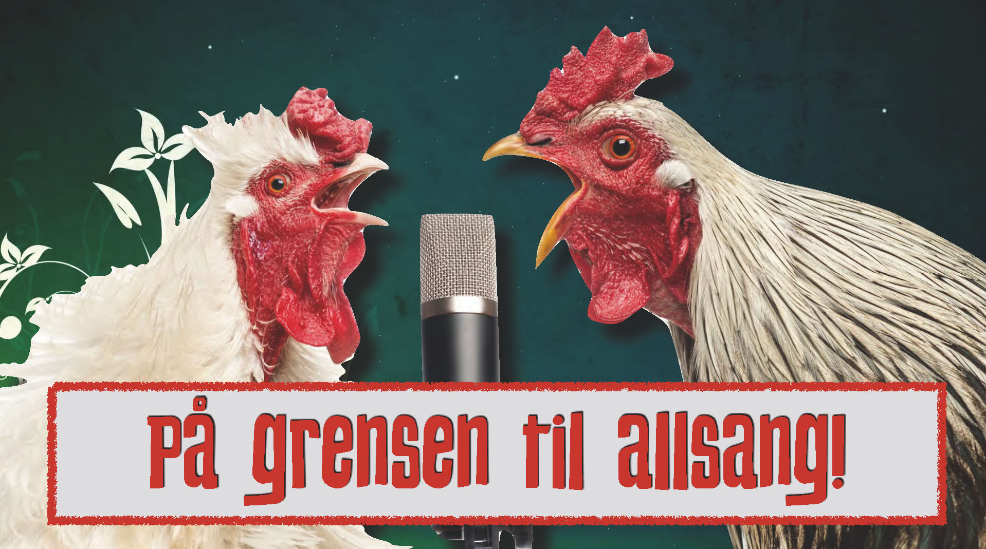 På grensen til allsang