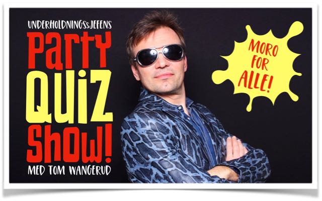 PartyQuizShow med Tom Wangerud alene