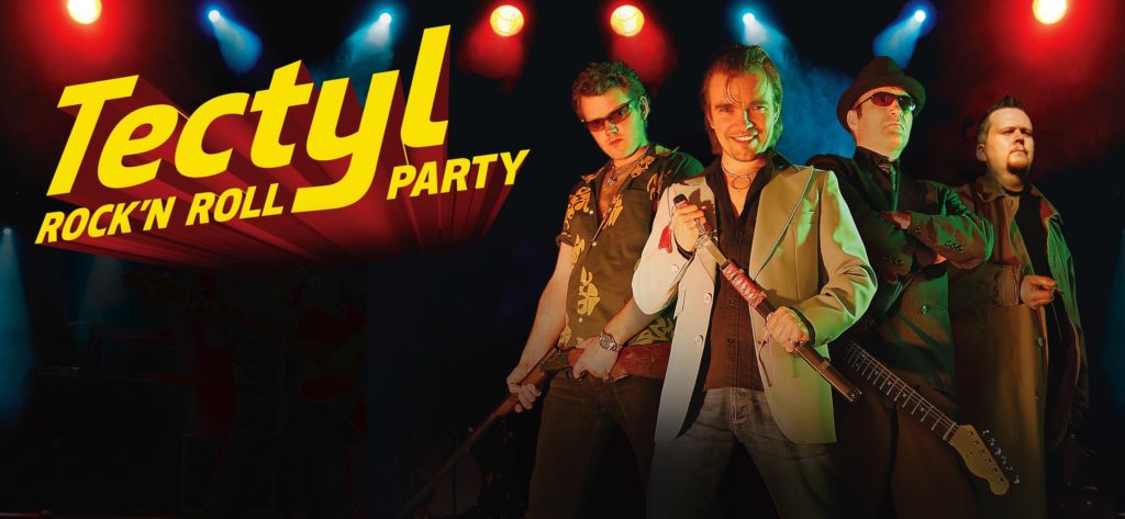 Når du booker band til sommerfesten, er det «Tectyl Rock'n Roll Party» som kommer, med Underholdningssjefen selv, Tom Wangerud, i front. 