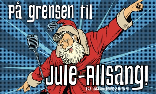 Julebord med allsangfest