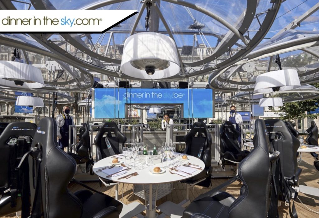 Sommerfest med Dinner in the sky