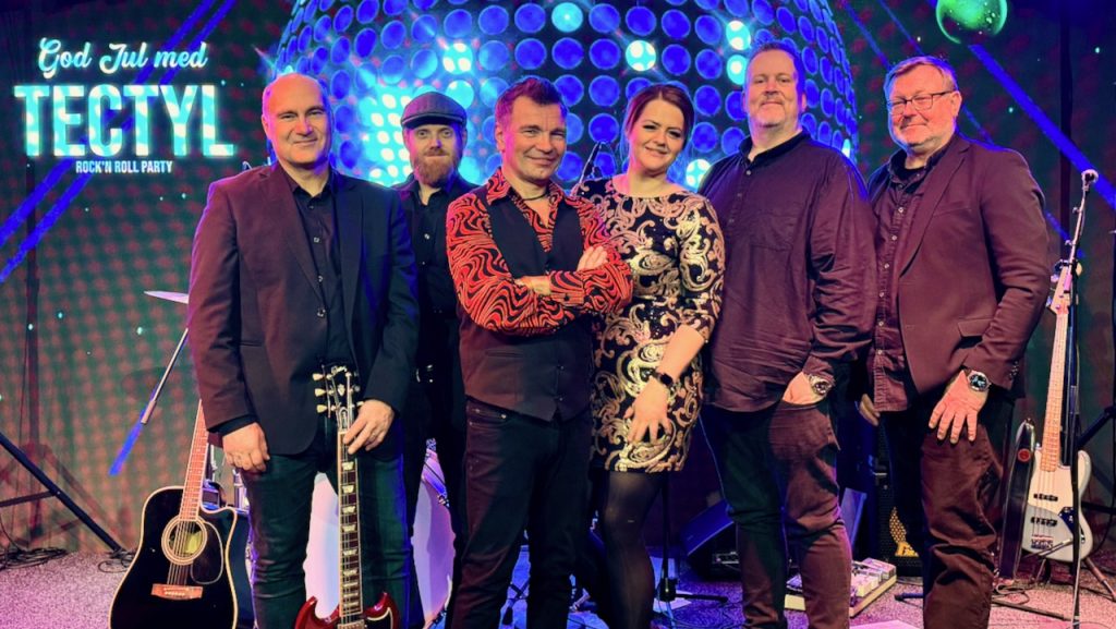 Middagsunderholdning musikalske mellomretter med fullt band gjøres aller mest dansbart med Tectyl rock'n roll Party. opp til 6 musikere på scenen.